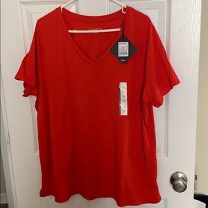 Red Plus Size T-Shirt NWT